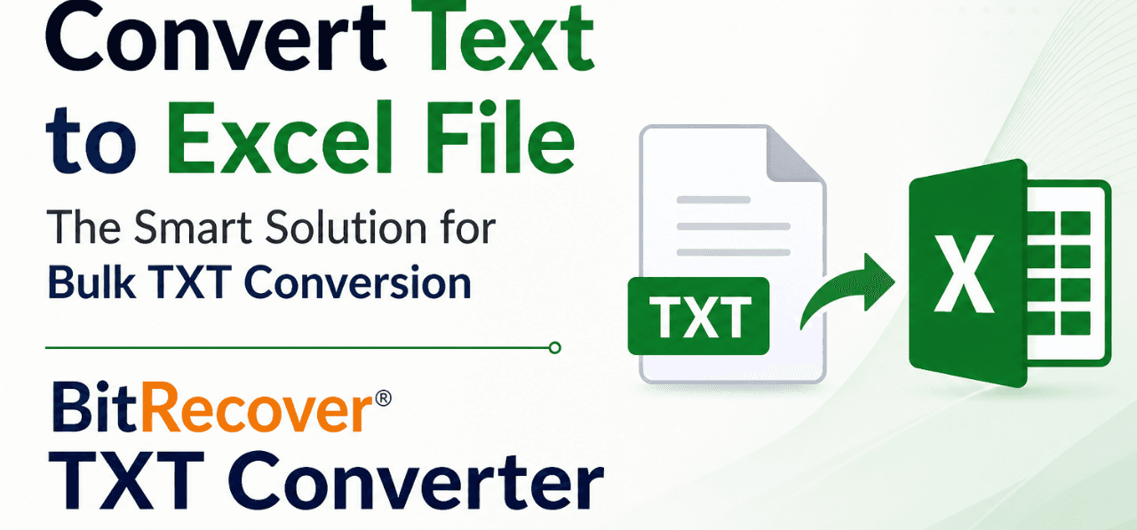Convert TXT to Excel Using BitRecover TXT Converter