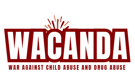 The logo for the Menitos Charity foundation WACANDA intiative