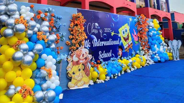 MK International School During Preparation For Graduation 