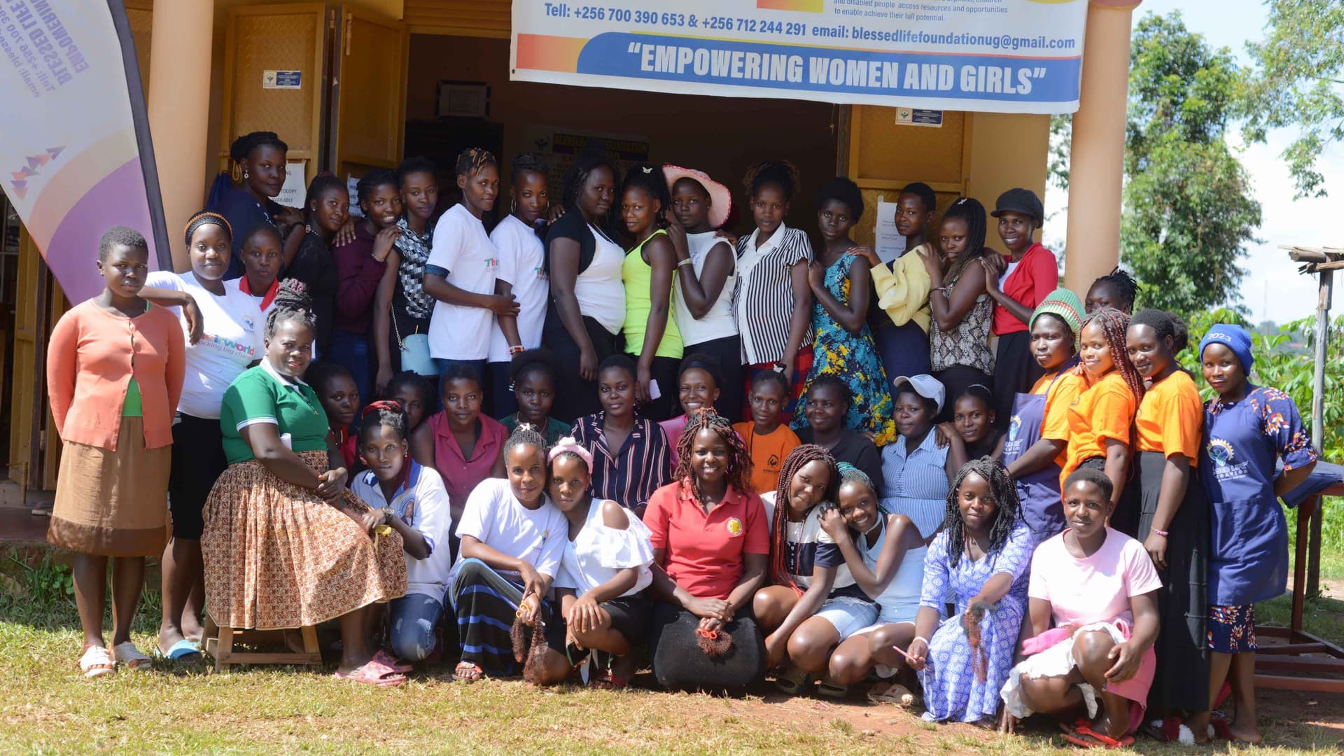 young women and adoloscent girls in training.