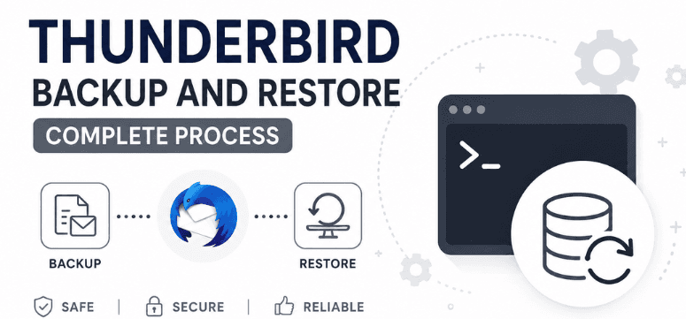 Thunderbird Backup and Restore Complete Process