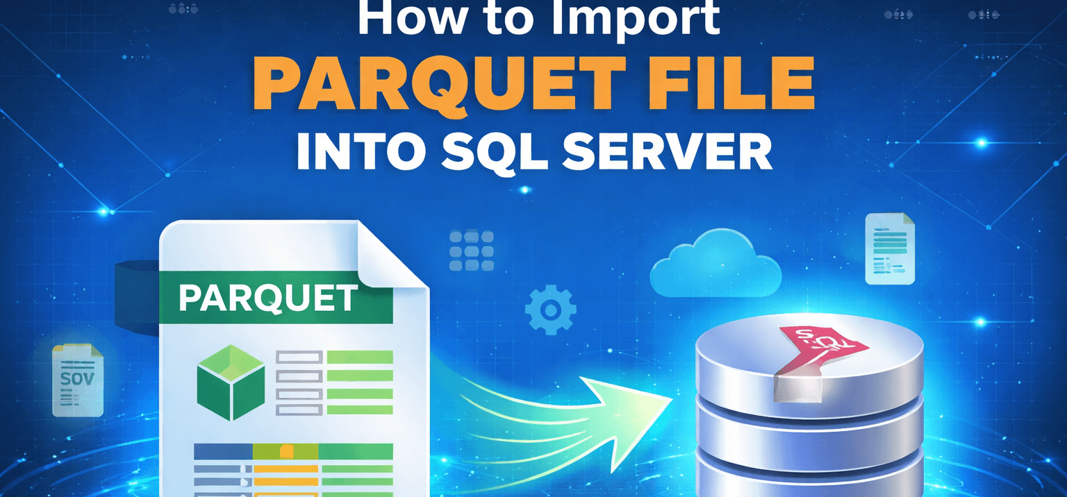 import Parquet file to SQL Server
