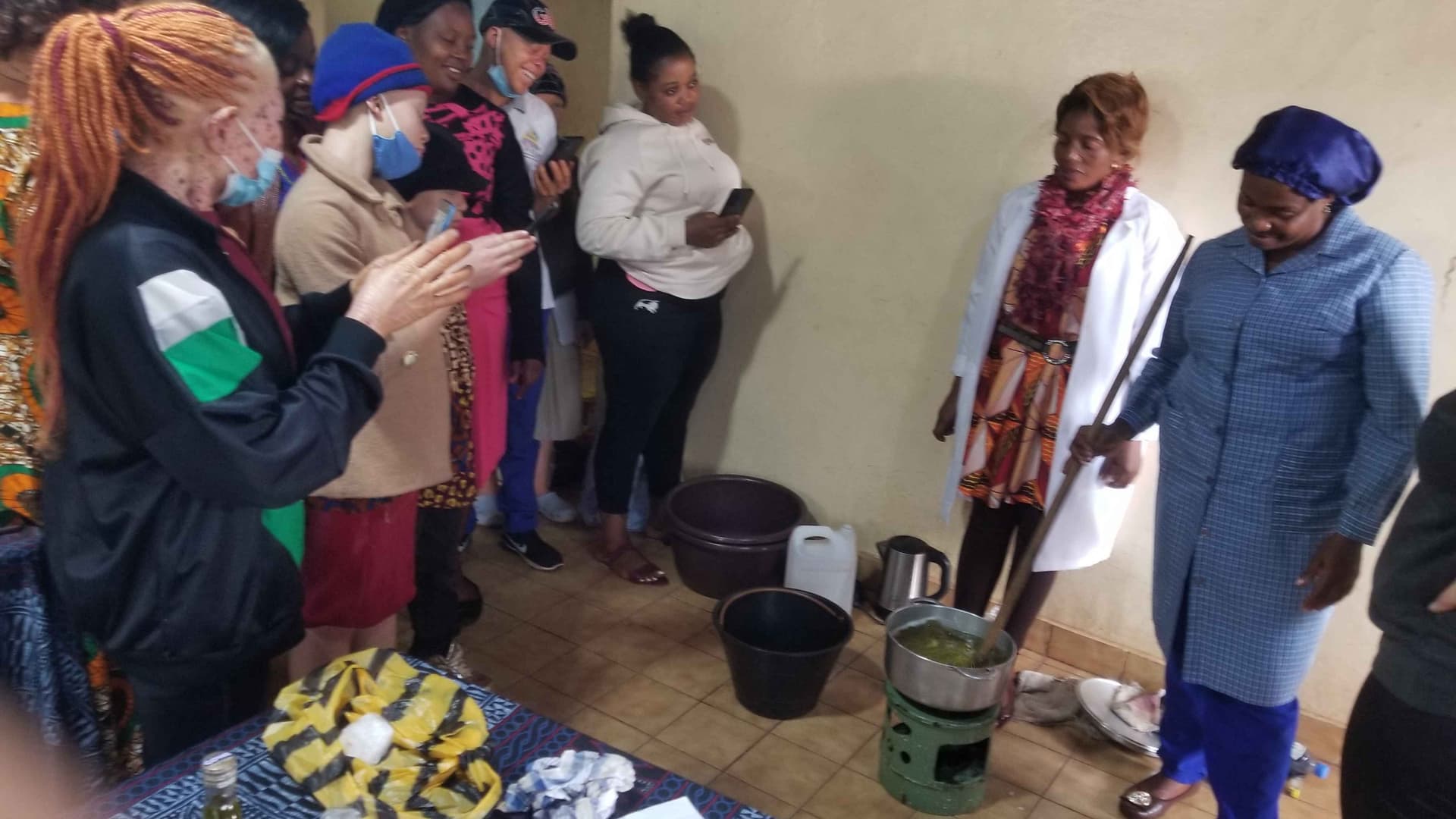 The produce of some locally made products, to better the lives of persons with albinism and their parents.
