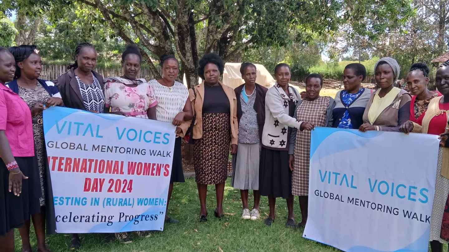The women are participants of our practical farming education a